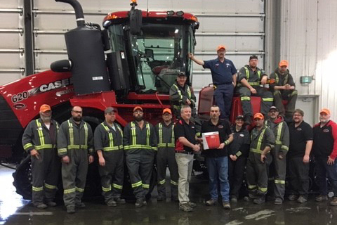 Case IH Pinnacle Service Award for Davidson